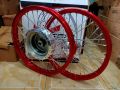 Velg Jari Jari Ring 17 Velg Rossi Untuk Motor Mio Sporty Mio soul Mio Lama Nouvo Warna Merah. 