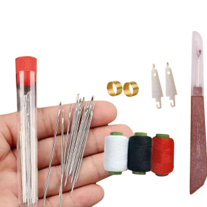 ❤️Set Alat Jahit dengan Jarum Mata Besar 【Set Hemat 34 Buah】/Jarum Mata Besar Multifungsi DIY Gunting Benang/Untuk Menjahit Selimut dan Pakaian Tahan Lama dan Mudah Digunakan