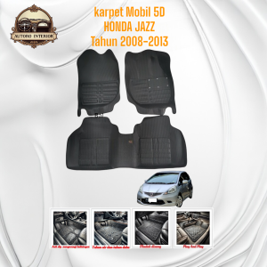 Karpet Mobil 5D Premium Honda Jazz Rs Gk5 Tahun 2014-2023
