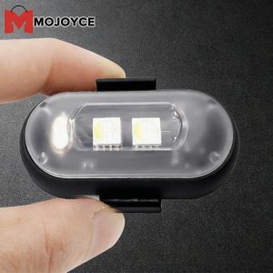 MOJOYCE 2/4/6PCS Wireless LED Strobe Lights Aircraft Strobe Lights for Car Motorcycle Drone Aircraft Bike