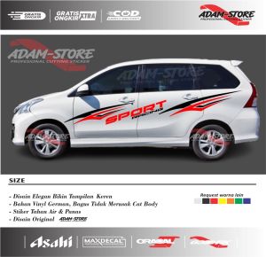 striping mobil avanza stiker toyota avanza sticker mobil avanza