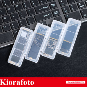 KIORAFOTO NVME M.2 SSD Card Storage Case Holder Box for Organize up to 4 Type of SSD Cards 2230 2242 2260 2280PP Plastic Material and Pressure-Proof