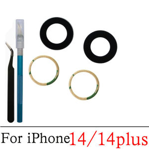 Back Camera Glass For 11 12 13 14 15 Plus MIni Pro Max Rear Camera Lens With Adhesive And Remove Tools Replacement