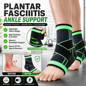 【Adjustable / Breathable】Pressurized Ankle Support Brace Sports Protective Gear For Basketball Volleyball Running