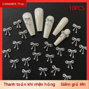 CS Vàng Bạc Hoa Làm Móng Tay Phụ Kiện Móng Tay Thạch Móng Tay Nghệ Thuật Đồ Trang Sức Bow Móng Tay Trang Trí 3D Móng Tay Nghệ Thuật Khoan