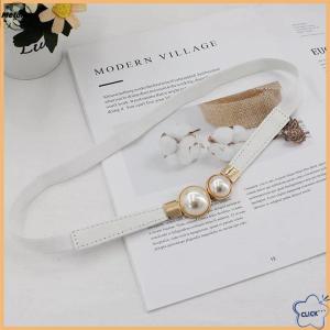 Follow Get More【Metonna】 Buckle Belt PU Leather Dress Skirt Waist Elastic Thin Women Belts Ladies Waistband Accessories