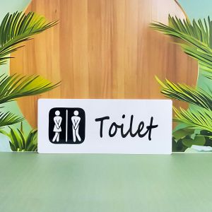 YS AKRILIK SIGN TOILET SIGNAGE ACRYLIC TOILET CUSTOM