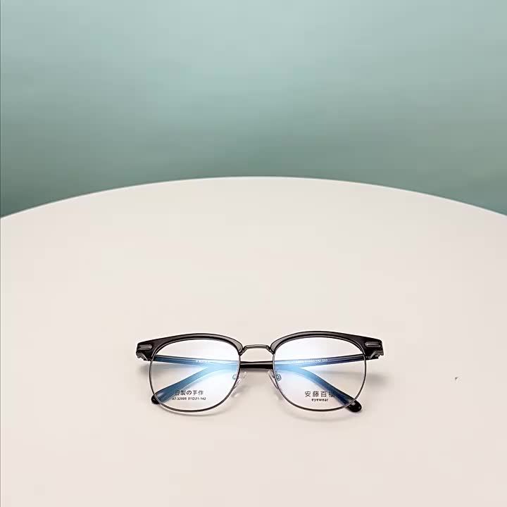 Yage AT32005 New Business Casual Eyebrow Frame Sven Frame Tech Men R British Spectacle Frame