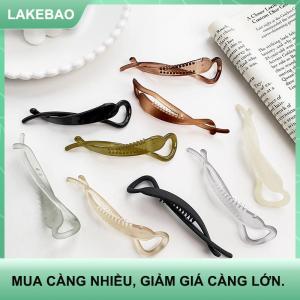 【LAKEBAO】 Tối Giản Xoắn Chuối Clip Đơn Giản Barrettes Ponytail Chủ Thanh Lịch Kẹp Tóc Cho Phụ Nữ Cô Gái Thời Trang Phụ Kiện Tóc Quà Tặng