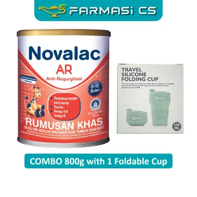 COMBO Novalac AR Special Infant Formula 800g (0-12 months) EXP:10/2028 with 1 Folding Cup [ Farmasi CS ]