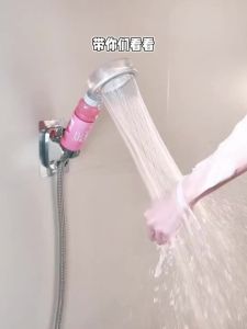 Filtered Shower Head Set - replaceable filter-style shower design - for bathroom shower use and daily rinsing - creative DIY supply - easy to organise and suitable for everyday projects - please