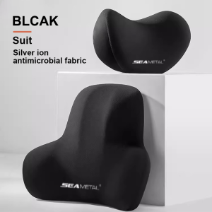 ✨จัดส่งเร็ว✨SEAMETAL มอนรองคอในรถ รถหัวรถหมอนหน่วยความจำรถผ้าฝ้ายคอหมอน ปกป้องกระดูกสันหลังส่วนคอ