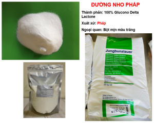 Đường nho 1kg – Phụ gia thực phẩm dùng sản xuất đậu hũ đậu phụ thương hiệu Jungbunzlauer nhập Pháp