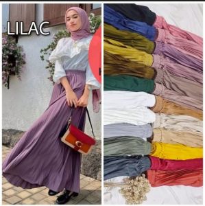 ROK PLISKET IMPORT / ROK PANJANG WANITA BAHAN HYGET PRREMIUM FIT TO M-XL / ROK PLISKET REMPEL BESAR BAHAN TEBALIMPORT ORIGINAL 100% / ROK PLISKET PREMIUM Hs 100% bhn premium / REMPEL BESAR / ROK PLISKET HIQH QUALITYH 100% IMPORT PREMIUM