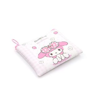 Rosy Recess Cute My Melody Mini Wallet for Kids and Students with Drawstring Design and Cartoon Print