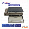 Homelux Portable Gas Stove 2 in 1 Infrared Cassette Grill Plate & Pan BBQ Stove Skewer Camping High Quality HPB-8008B Dapur Gas. 