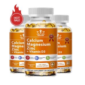 SNGHWE Calcium Magnesium Zinc Capsules with Vitamin D3 for Promotes Bone & Muscle & Nervous System Health Cell Growth Increase Immunity
