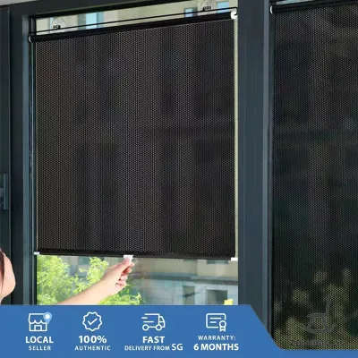 Sunshade Curtain Anti-UV Curtain Automatic Retractable Curtain Roller Blind Curtain For Windows Or Car Windscreen