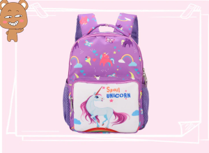 Children School bag for Kids Unicorn School Backpack Child Kawaii Pink Purple Printing Bag Kindergarten Waterproof Bag