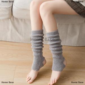 [COD] Home Base Y2k Winter Leg Warmers Fluffy Goth Accessories Gothic Lolita Knit Long Socks Women Legs Warmers Lady Sock Gothic Stylish Legging