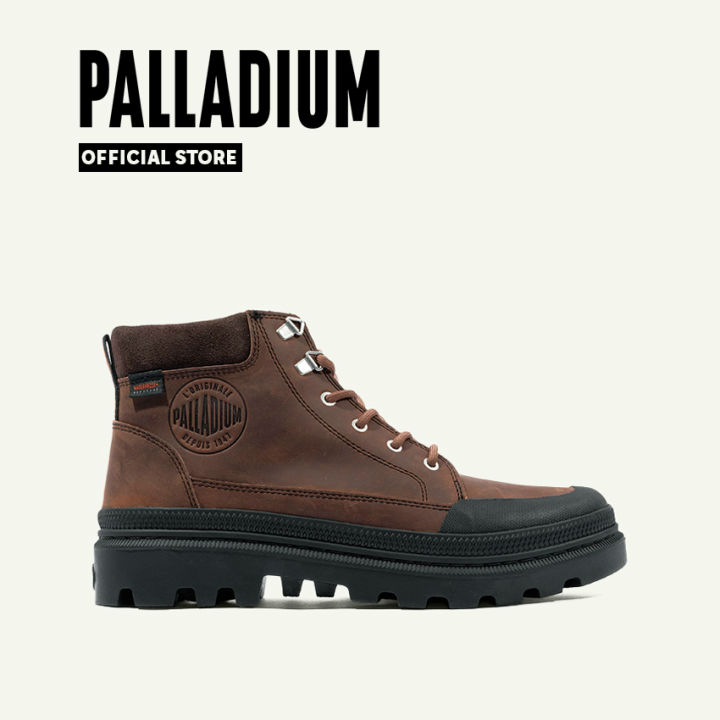 Palladium Mens Pallatrooper Cuff WP+ Leather Waterproof Boots