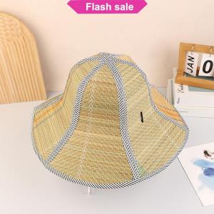 SHENHAO2🎀 Trung Quốc Tre Mây Mũ Retro Handmade Dệt Rơm Hat Du Lịch Mưa Đạo Cụ Khiêu Vũ Hình Nón Câu Cá Che Nắng Ngư Dân Hat