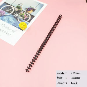 30 Hole Loose-Leaf Plastic Binding DIY Ring Binding Spiral Rings Binding Ring  Reusable Notebook Macaron Ring