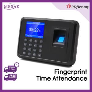 Fingerprint Reader Time Recorder Attendance Clock Punch Card Machine Digital Biometric Thumbprint Absence Recorder Machine Mesin Kehadiran Masa 指纹考勤机