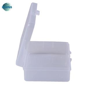 XUNYU3 9cmx6.5cmx3cm Transparent Plastic Storage Box Clear Square Multipurpose