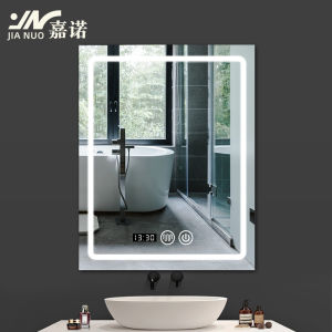 LZD  Aluminum Alloy Smart Mirror Cabinet Door Cosmetic Cabinet Mirror Door Bathroom Smart Mirror with Light Fog Removal Mirror Door Mirror  Door Leaf