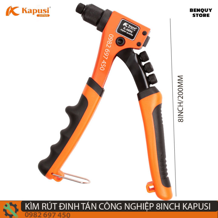 KÌM RÚT ĐINH TÁN CÔNG NGHIỆP K-6806 8INCH/20CM KAPUSI JAPAN - KÌM RÚT ...