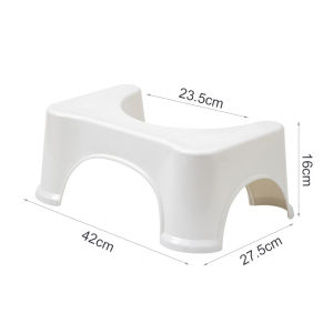 LZD Household Thickened Plastic Toilet Seat Toilet Stool Children Foot Pad Artifact Chair Commode