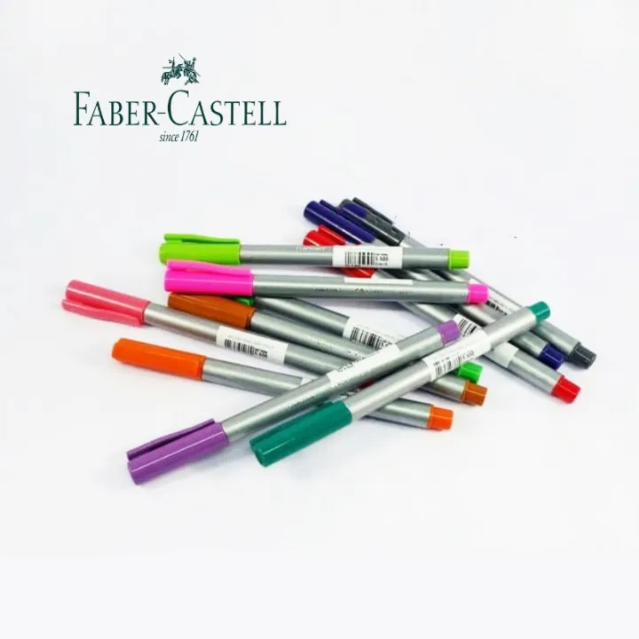 Faber%20Castell%20Ballpoint%20Pen%20Fineliner%20Clip%20Spidol%20Marker%20Color%20Warna%20-%20Image%204