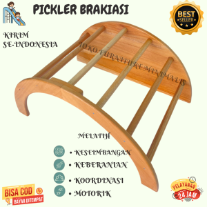 Mainan Perosotan Anak 3 tahun Tangga brakiasi Ayunan Seluncuran Kayu Jaring Laba Laba