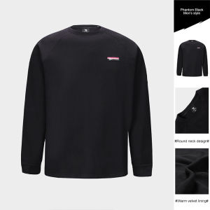 Cameljeans Áo Thun ngoài trời tay thu đông dáng dài áo cỡ lỡn lông cừu ấm áp thu nhiệt