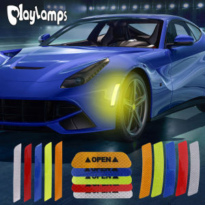 Car Reflective Stickers Car Wheel Eyebrow Sticker Warning Decal Strip Secure Reflector Stickers Car Styling Accessories