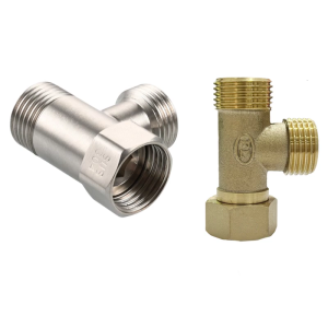 Triple Port Brass Water Flows Divider With Double Outlet Suitable For Agricultural Plumbing Systems Home And Garden Use