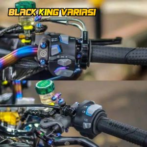 Spion Jalu Bulat Rizoma Kaca Cembung Nmax Vario Beat Mio Aerox PCX Universal Spion Jalu Bar End Universal