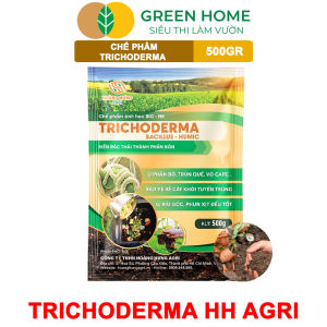 Nấm Đối Kháng Trichoderma GreenHome Bao 500gr Ủ Phân Hữu Cơ Ủ Rác Khử Mùi Hôi Cải Tạo Đất