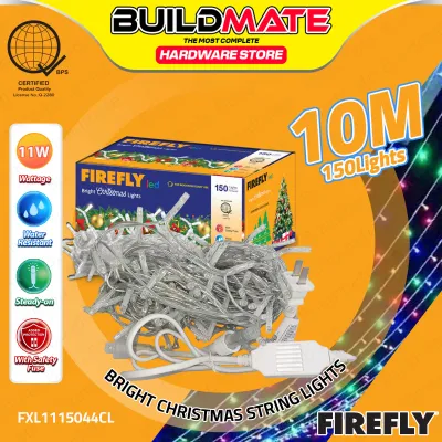 BUILDMATE Firefly 10-Meters LED Bright Christmas String Light Steady-On Indoor/Outdoor Lighting for Christmas Tree