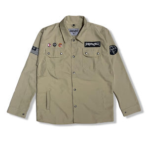 DISKON PRODUK TERBATAS FIELD JAKET SEMI PARKA KEMEJA SEMI PRIA FULL PATCH FALPROJECT PATCH detail ukuran ada di gambar READY SIZE M L XL XXL