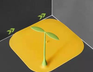 AKAPE - Bean sprouts floor drain deodorant floor drain insect-proof seal cover silicone gasket sewer blocking anti-odor artifact toilet