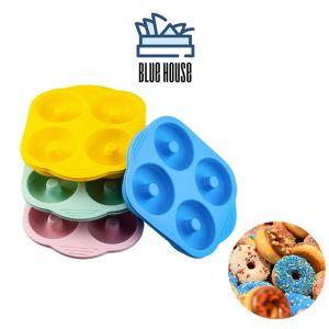 4 Loyang Cetakan Donat Silikon Donut Doughnut Mold Silicone