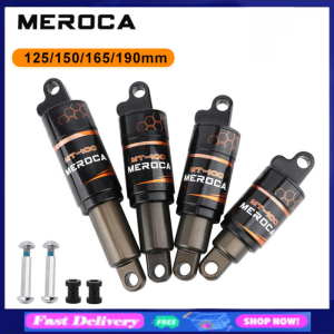 MEROCA bicycle shock absorber 125 150 165 190mm 750/850/1000LBS oil spring rear shock absorber for MTB mountain bike accessories