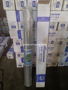 Screen Mesh Wire 4FTx100FT Premium Quality All Purpose Aluminum Netting