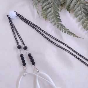 Kalung Masker 2in1 Hijab Stopper / Kalung Konektor / Kalung Masker Kait Rantai Maroko Series