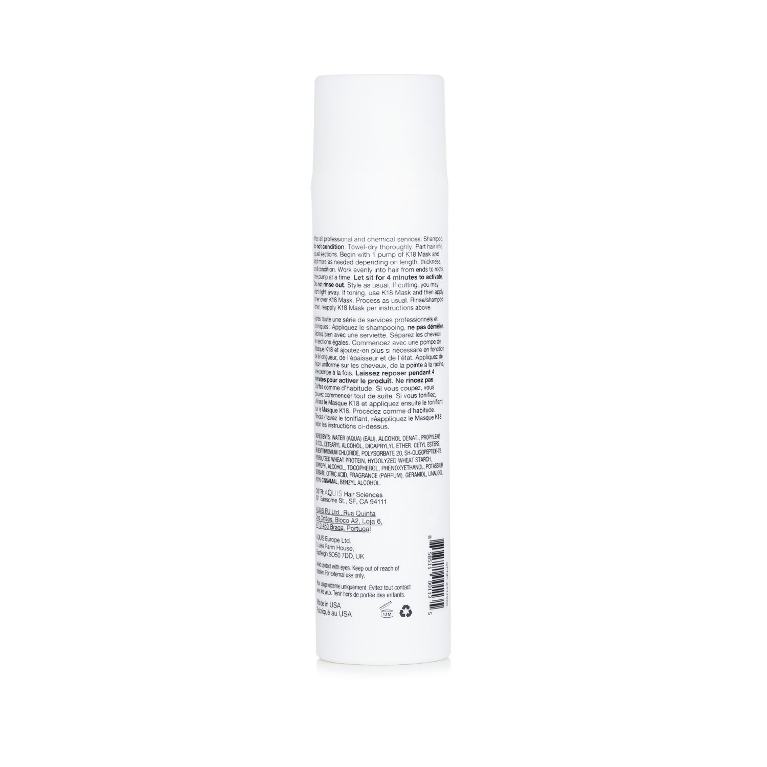 K18 - Profesionāla Molecular Repair matu maska ​​150ml/5oz_voghion.com