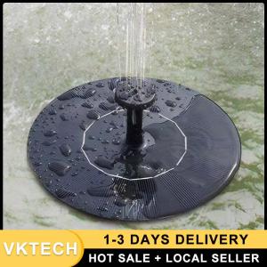 1.2W No Battery Solar Fountain Pump Solar Powered Water Fountain Pump Solar Powered Water Fountain for Bird Bath Ponds Garden Fish Tank and Outdoor