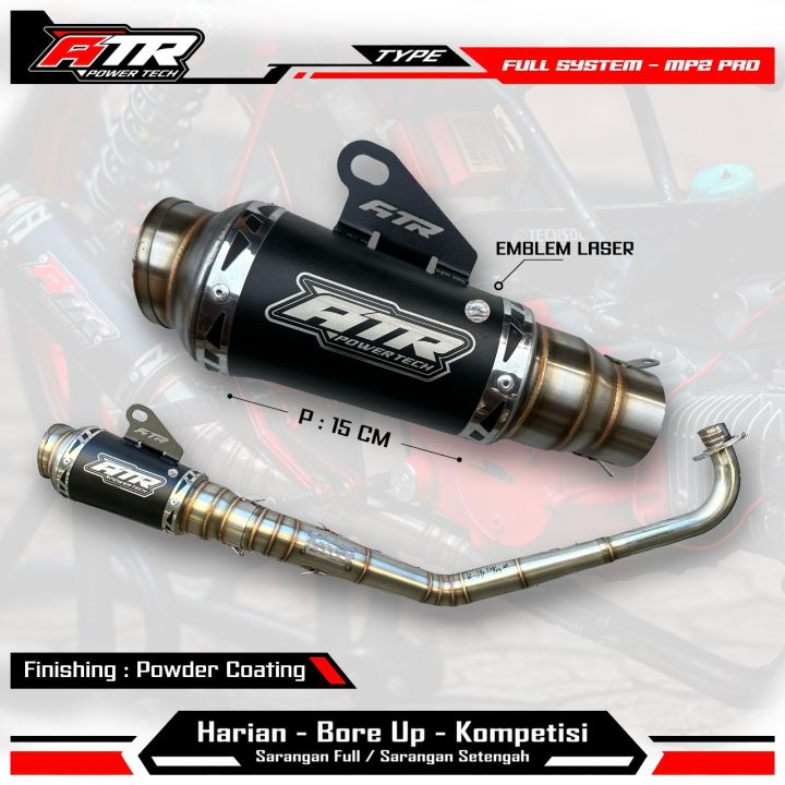 KNALPOT ATR RACING FULLSYSTEM - PNP MOTOR KPH,C-SREIS,5TP,5D9,DLL. TYPE ...