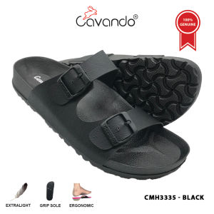 Cavando Sandal Lelaki CMH3335/CMH3336 Warna Hitam/Coklat - Mens Sandal Black/Brown